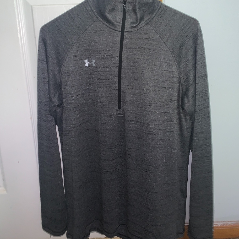 Under-armour grey half-zip